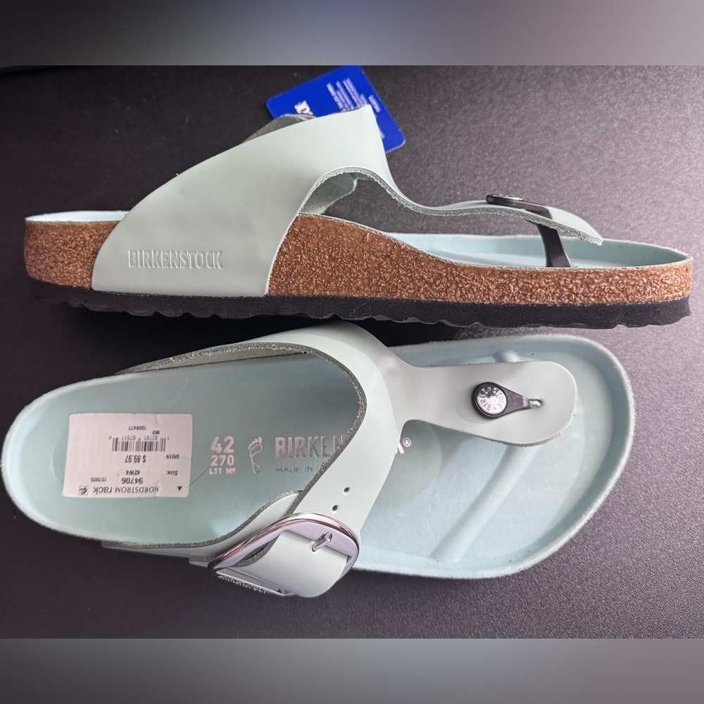 Birkenstock Women’s Light Blue Sandals - Picture 2 of 2